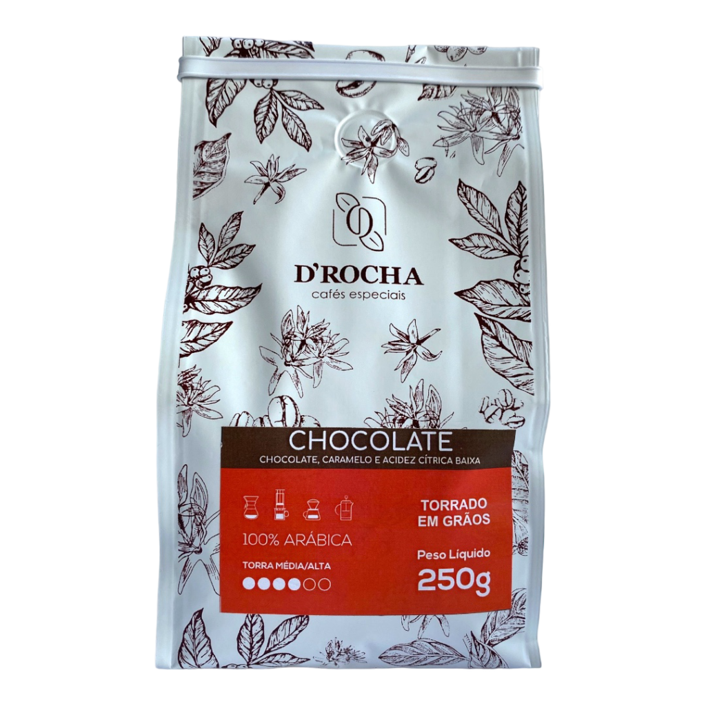 Café Especial CHOCOLATE GRÃOS Café Especial CHOCOLATE GRÃOS D´Rocha Cafés