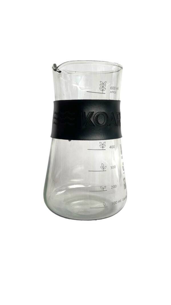 Decanter Koar em Vidro- 600ml Fita de Couro Preto